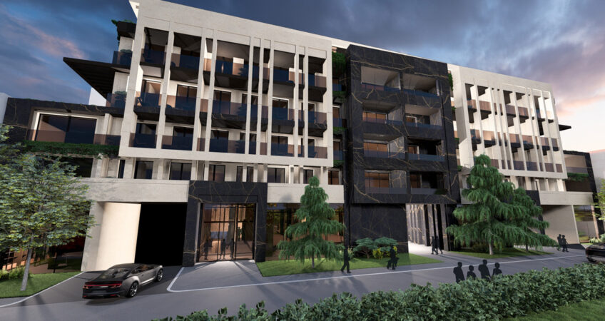 Two Wings, One Heart: Residential–Commercial Complex with Inner Serenity  